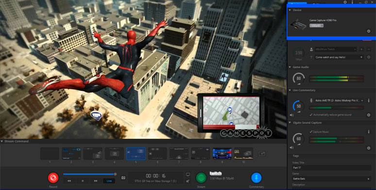 Record HD gameplay by Elgato Game Capture software