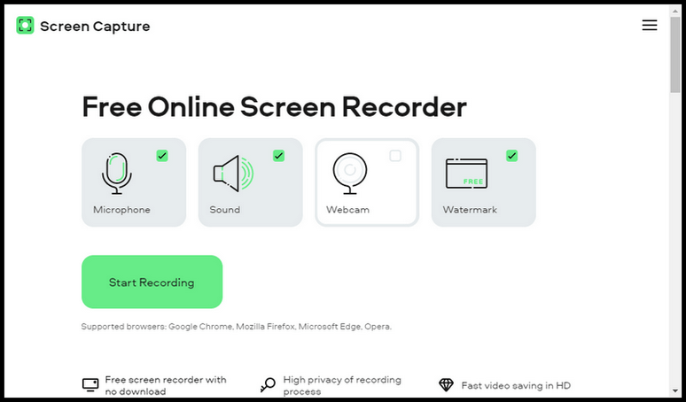 Screen Capture Game Recorder.