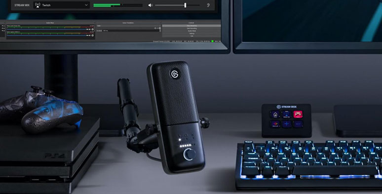 High-performing Elgato Wave:3 USB mic for podcasting