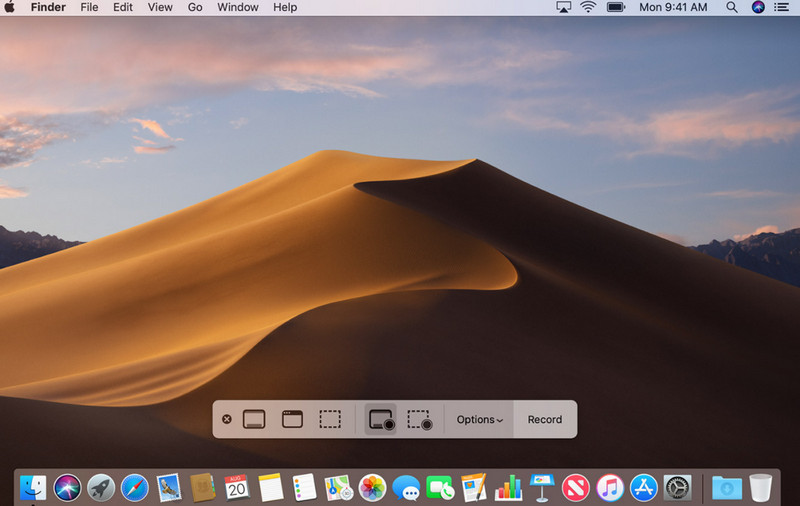 Record Your Screen on Mac via Command + Shift + 5
