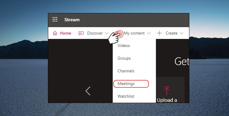 Find Microsoft Teams’ recording in Microsoft Stream