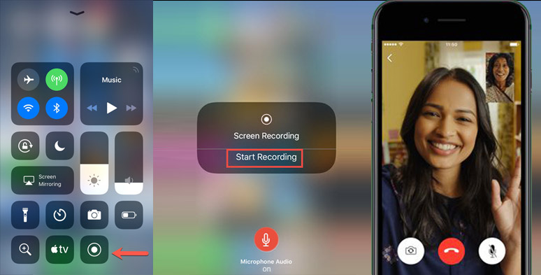 screen recorder whatsapp calls on iPhone without any app