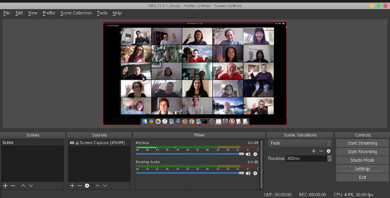   Use OBS Studio to record a Zoom meeting