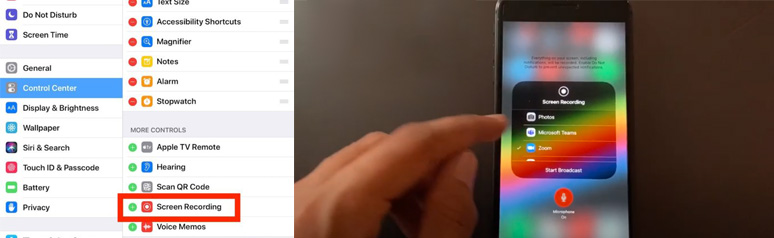 record a zoom meeting on iPhone and how to setup