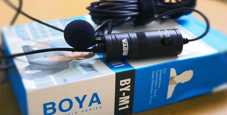 BOYA by M1 clip-on mini mic is extremely easy-to-use with surprising high audio quality