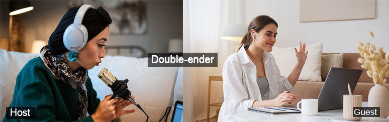  Use the “Double-ender” technique to ensure the audio quality during an interview