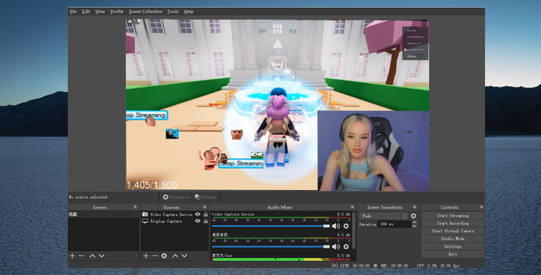 Use OBS to record live streaming gameplay