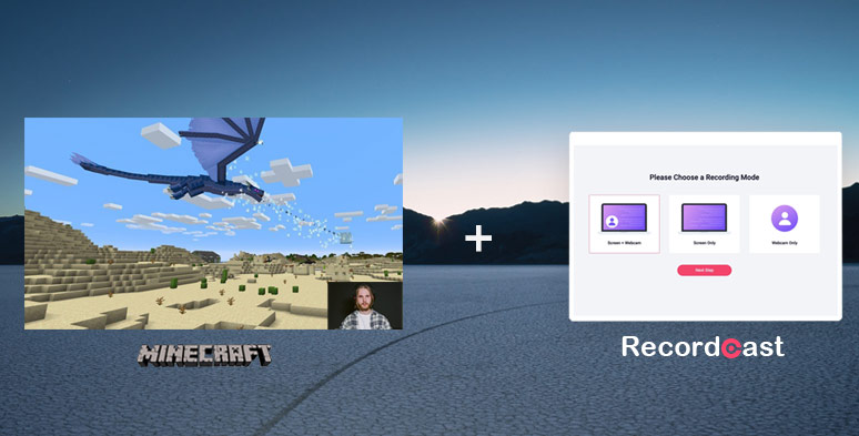 Record Minecraft with a webcam by RecordCas
