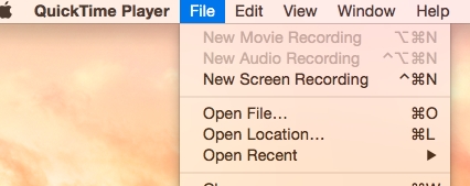 Record with QuickTime on Mac - Step 3