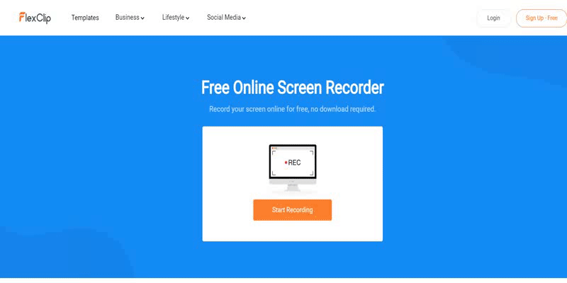 Online Screen Recorder with Audio - RecordCast