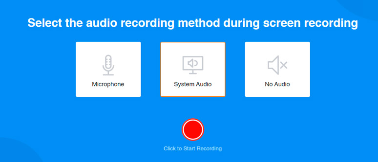 Online Screen Recorder with Audio - RecordCast