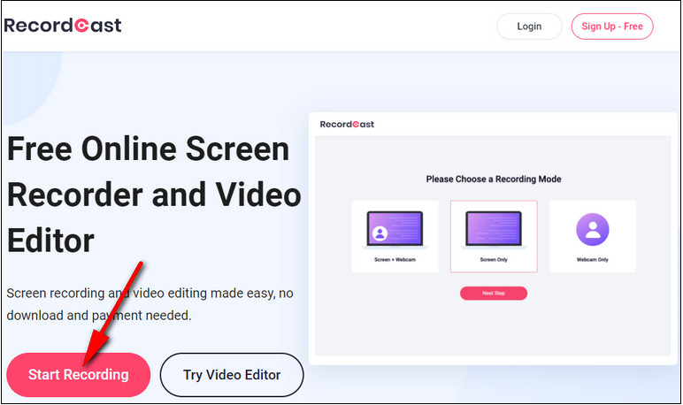 Record the Computer Screen and Your Face at the Same Time with ScreenCast 1