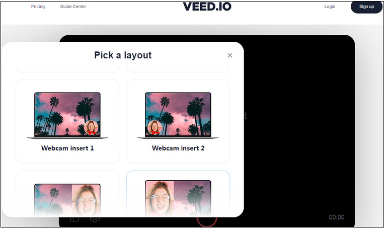 Record the Computer Screen and Your Face at the Same Time with Veed.io 1